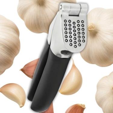 Imagem de Amassador e Espremedor de Alho em Zinco Robusto Para Cozinha Uny Home 