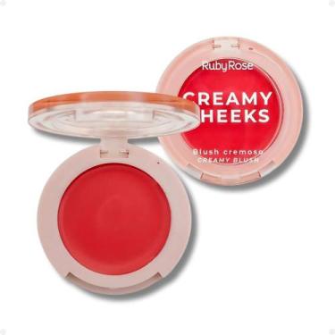 Imagem de Blush Cremoso Ruby Rose Creamy Cheeks Cherry Red HB-M02-5 5,5g