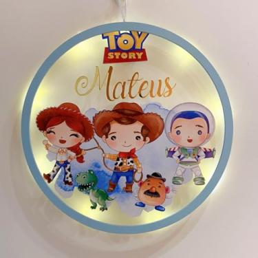 Imagem de Porta Maternidade Led Toy 3 Acrílico e Espelho