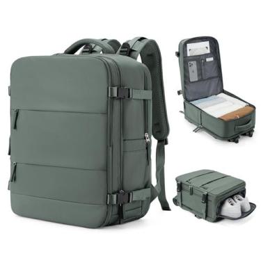 Imagem de Mochila de viagem coowoz grande impermeável para mulheres e homens ver