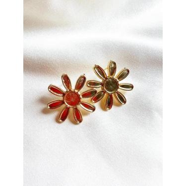 Imagem de Brinco Flor Miriam - Nilza Biju