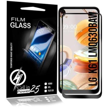 Imagem de Película De Vidro 3d LG K61 LMQ630BAW 6.5 Preta Cobre A 100% - Cell In