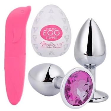 Imagem de Kit Sensual Casal Brinquedos Eróticos Sexuais Sex Shop - Sexy Import 
