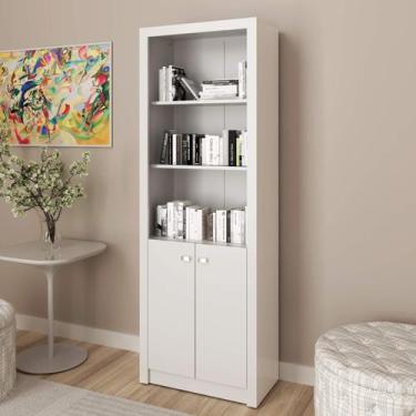 Imagem de Estante Armário para Escritório 60cm com 2 Portas ME4110 Tecnomobili -