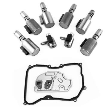 Imagem de Kit de solenoide de transmissão 09G Kit de vedação de filtro TF60SN solenoide de transmissão compatível para Jetta 2,5L 2005-2010, serve para Beetle 2.5L 09g325429a 2006-2017