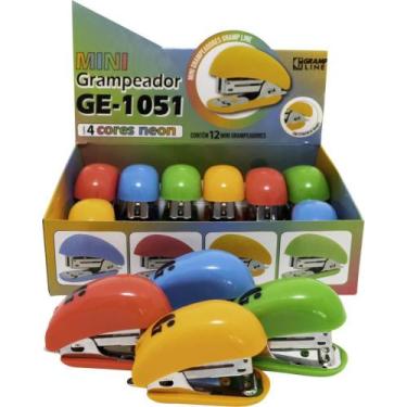 Imagem de Grampeador Mini GE-1051 Genial 4 TONS Neon (S) - Gramp Line