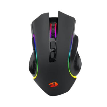 Imagem de Mouse Gamer Redragon Griffin Pro RGB Preto PAW3212 4800DPI M602P-KS