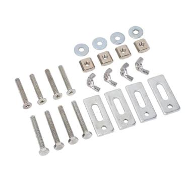 Imagem de Cryfokt Conjunto de 4 Braçadeiras de Trilho Secure T, Projetado para Roteadores Série 3018, Adequado para Marcenaria, Processamento de Metal e Muito Mais