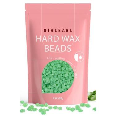 Imagem de Fórmula Wax Beads GIRLEARLE Aloe Vera 450g para depilação