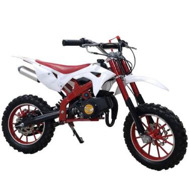 Imagem de Mini Moto Cross a Gasolina 49cc 2 Tempos Freio a Disco Preta - TANDER