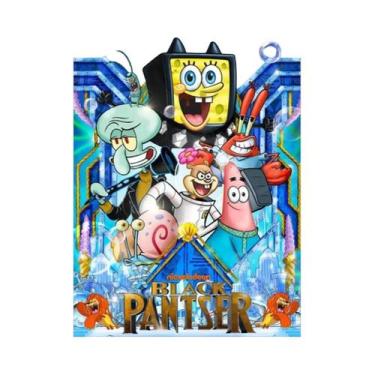 Imagem de Kit De Pintura Em Diamante DIY Do Bob Esponja, Ponto Cruz, Mosaico Par