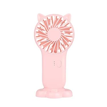 Imagem de Ventilador Portátil Recarregável via USB com 3 Velocidades Elétrico de Resfriamento Sem Escova Ultra-silencioso Aromaterapia Repelente Mosquitos e Sup