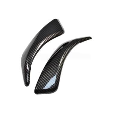 Imagem de Tampa do painel da porta interna do carro compatível com BMW 1 2 Série F20 F21 F22 F23 2012 2013 2014 2015 2016 2017 2018 Guarnição interna da maçaneta da porta de fibra de carbono