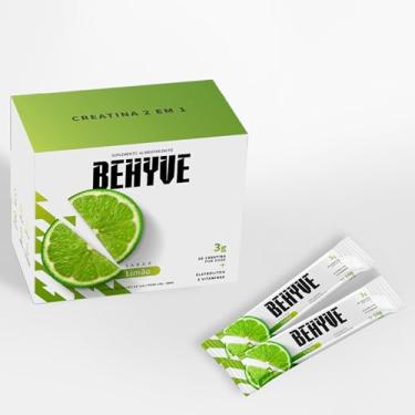 Imagem de Creatina Monohidratada com Eletrólitos BEHYVE | Creatina em Sachê para Hidratação, Energia e Performance | 30 Sachês | Sem Açúcar | Limão