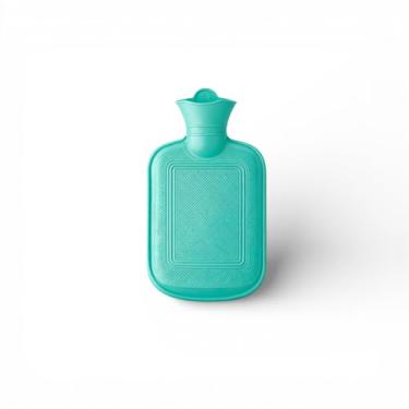 Imagem de Bolsa Térmica de Borracha para Compressa Água Quente e Fria Verde 350ml 21x11cm