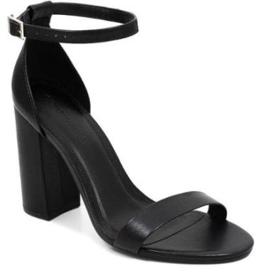 Imagem de Sandália Calcanhar Fechado Fivela Cravo E Canela 1856-Feminino