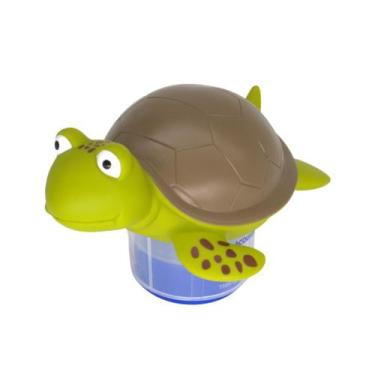 Imagem de Dosador Fofinho Para Piscina Modelo Tartaruga Flutuante - ACQUABRAS