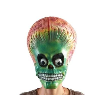 Imagem de Máscara Alien Brain Full Face Resin Mars para o Halloween - yiweisai