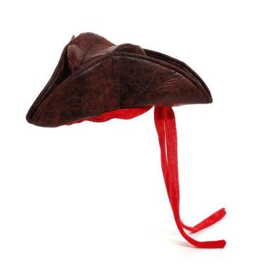 Imagem de Chapéu de cowboy pirata de material sintético para adultos e fantasia 