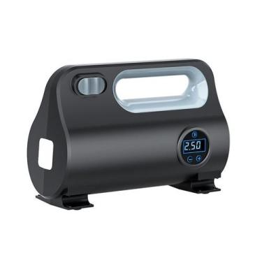 Imagem de Bomba de ar portátil para carro 120W com display digital - yiweisai