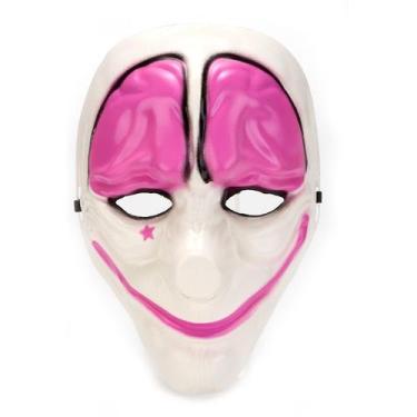 Imagem de Máscara de cosplay Paydays Costume Props Party Plastic Overhead - yiwe