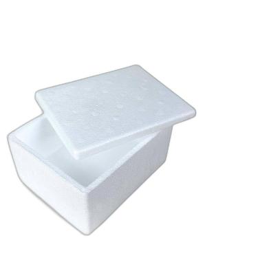 Imagem de Kit C/5 Caixa Termica Isopor Pequena Sorvete Doces 15X8Cm