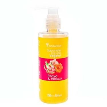 Imagem de Sabonete líquido Vegetal Orgânica Pitaya e Hibisco 250ml-Unissex