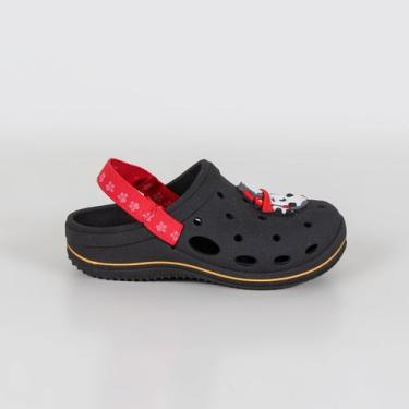 Imagem de Babuche Bebê Patrulha Canina Grendene Kids 23365 Azul Escuro, Preto, V