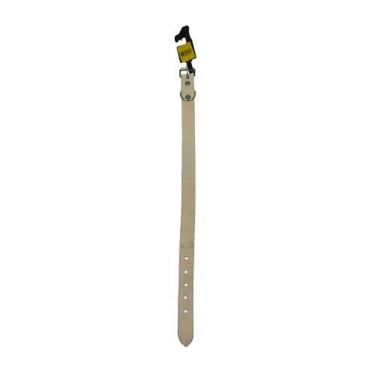 Imagem de Coleira para Pet DTOOLS Universo do Lar No09 para Cachorro em Couro Natural 3,2CM X 66C...