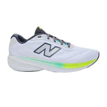 Imagem de Tênis New Balance Fresh Foam 680V9 Masculino, 42, Branco, Cinza