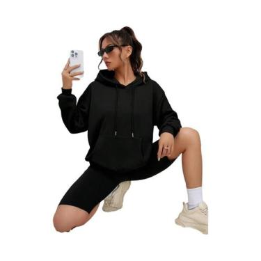 Imagem de Moletom Feminino Multicolorido Com Capuz, Moda Casual De Outono, Stree