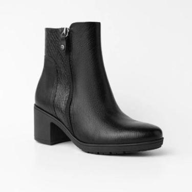 Imagem de Bota Cano Curto Feminina Casual Salto Médio Piccadilly 675002-1-Feminino