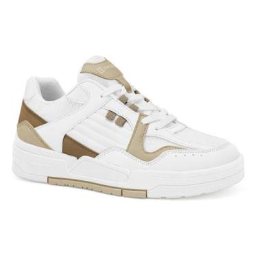 Imagem de Tênis Feminino Casual Ramarim 2589236 Cor:Preto/OffTamanho:36, Off whi
