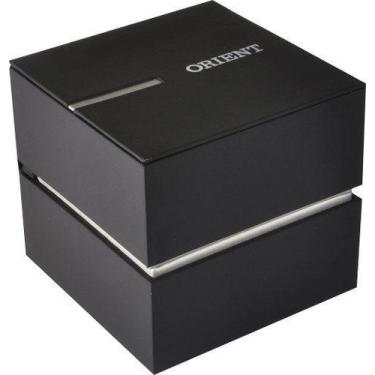 Imagem de Relogio Orient Masculino Analogico Esportivo preto e azul aço inox Mbs