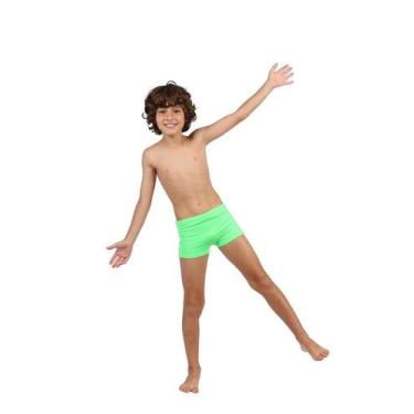 Imagem de Sunga  siri kids thulio verde lisa 38520., 6, Verde