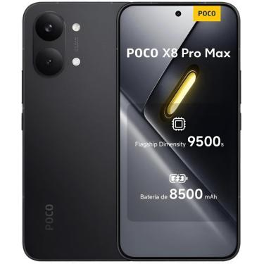 Imagem de Smartphone Xiaomi POCO X8 Pro Max 5G - 12 GB + 512 GB - Preto