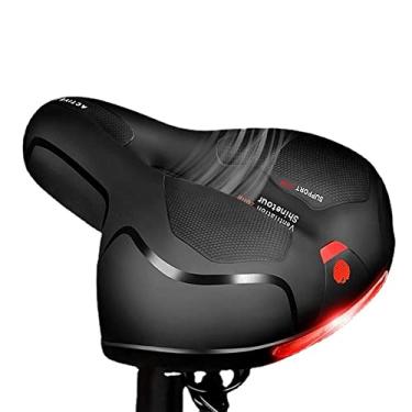 Imagem de Assento de bicicleta confortável e respirável Almofada de selim de bicicleta resistente à água com dupla absorção de choque para mountain bike mountain bike