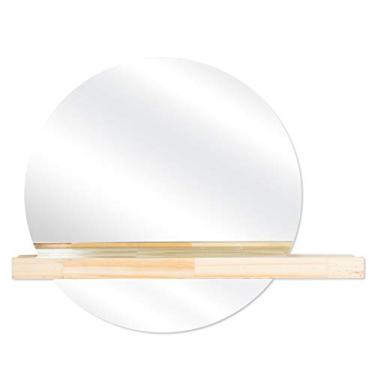 Imagem de Espelho Decorativo Shelf Pinus 50 cm Redondo