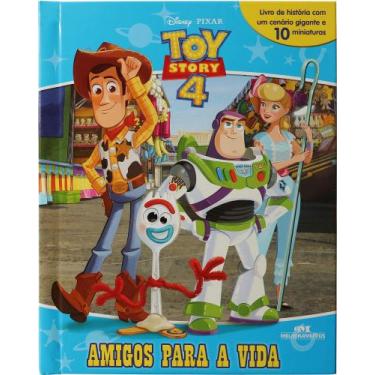 Imagem de Livro De História Toy Story 4 Com Cenário E 10 Miniaturas - Disney Pix