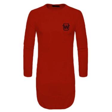 Imagem de Camiseta Longline Oversized Swag Manga Comprida Wooks C2-Masculino