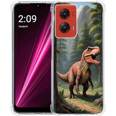Imagem de Beaucov Capa para Moto G Stylus 5G 2024, Tiranossauro Dinossauro Proteção contra Quedas à Prova de Choque Capa Protetora de Corpo Inteiro Resistente a Riscos para Motorola Moto G Stylus 5G 2024/G