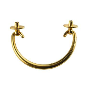 Imagem de Puxadores de anel vintage, puxadores de 3,26" com furos centrais, puxador de gaveta, puxador de cômoda, puxador de caixa de armário(Gold)