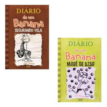 Imagem de Kit C/2 Livros Diário de Um Banana 7 + 8 Capa Cartão - VR Editora