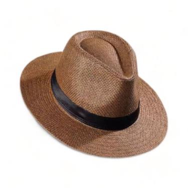 Imagem de Chapéu Palha Casual Praia Feminino Masculino ABA MÉDIA PANAMÁ 329 - IR
