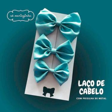 Imagem de Laço Decorativo de Cabelo Com 3 unidades - Só Mariazinha, ÚNICO, Tifan