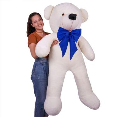 Imagem de Urso Gigante Pelúcia Grande Teddy 1,10 Metros - Beca Baby, Baunilha, A