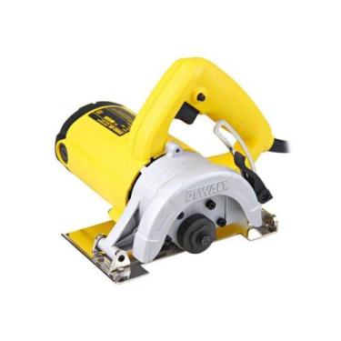 Imagem de Serra marmore 4 3/8 pol (125mm) 1400w 220v - dw862 - dewalt, Amarelo, 