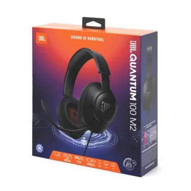 Imagem de Headset Gamer JBL Quantum 100M2, Driver 40mm, preto - Compatível com t