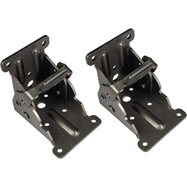 Imagem de 2 peças de dobradiça dobrável de 90 graus, para suporte de pernas de mesa, pés dobráveis, dobradiças para pés com travamento automático