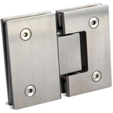 Imagem de 2 peças de dobradiça de porta de parede de aço inoxidável 304 de 180 graus, dobradiça de porta de chuveiro de vidro de montagem faça você mesmo, dobradiças de dobradiças de aço inoxidável, tamanho